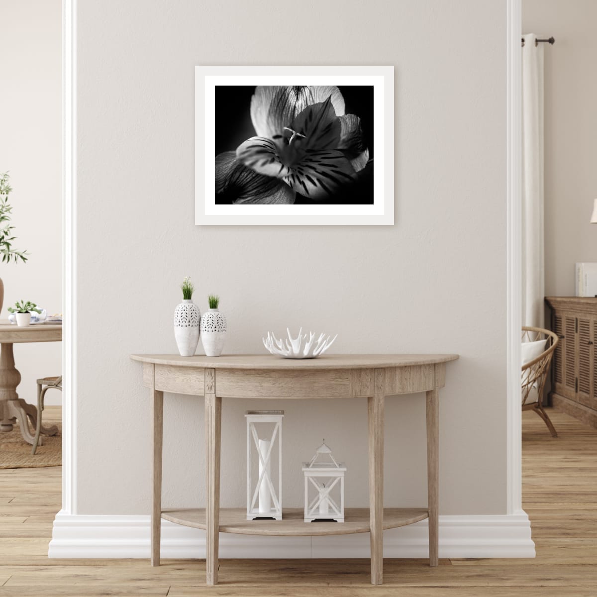 Petals in Monochrome: Exotic - Image 2